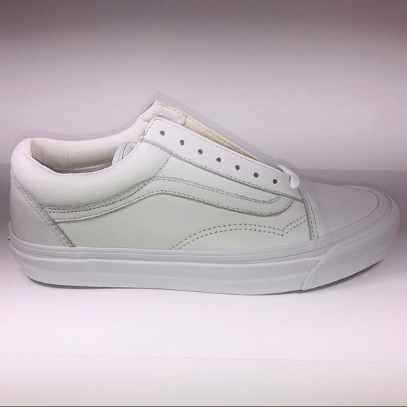 Vans Other - VANS OG Old Skool LX VLT White Leather Sneakers